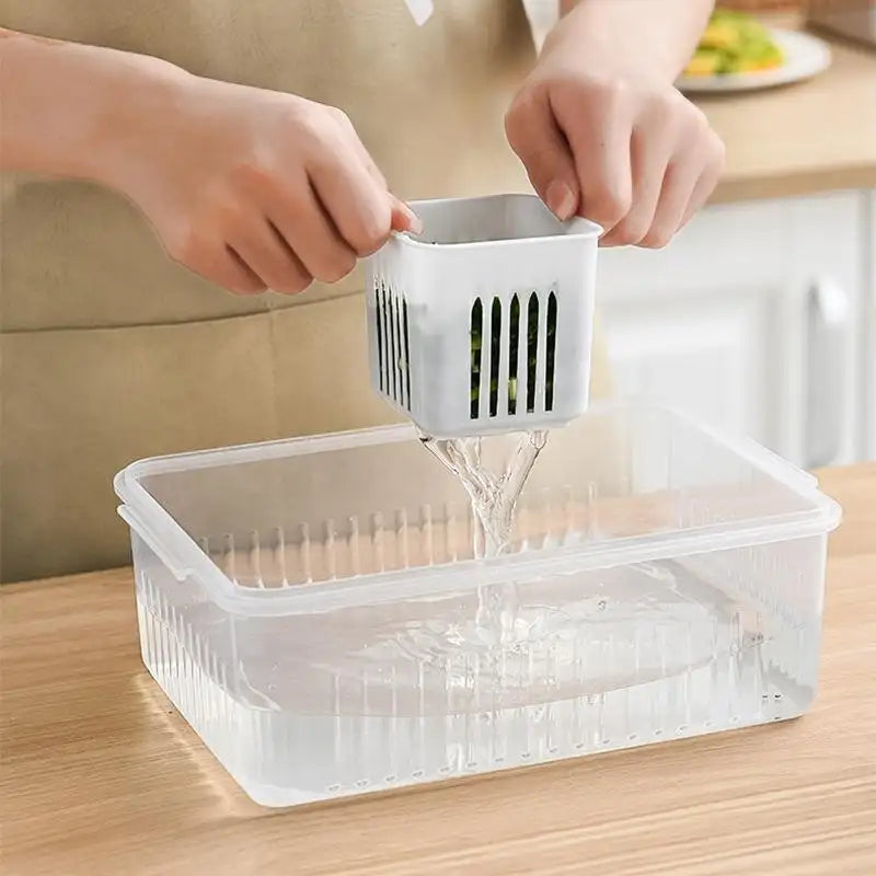 Multi-Function 6-Grid Fridge Box