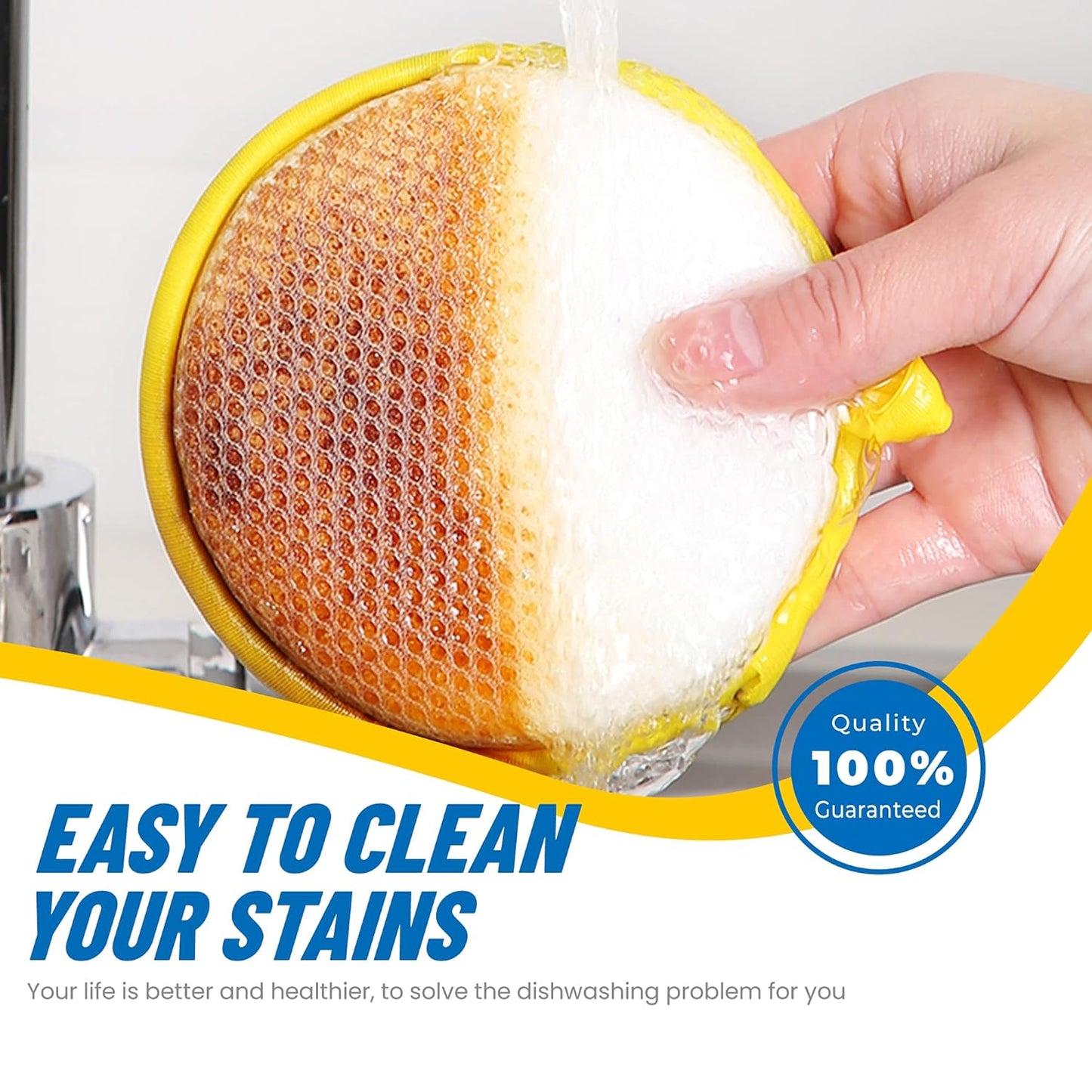 2-in-1 Dishwashing Scrub & Sponge