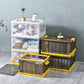 Folding Stackable Plastic Storage Bins