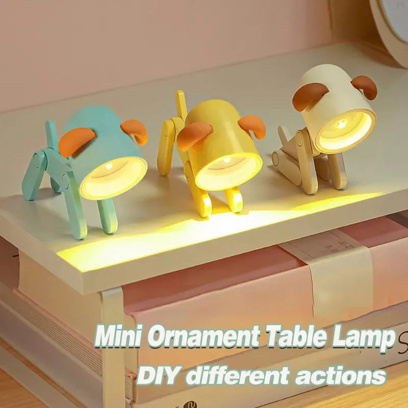 Dog Shape Cute Mini Night Lamp (Pack OF 2)