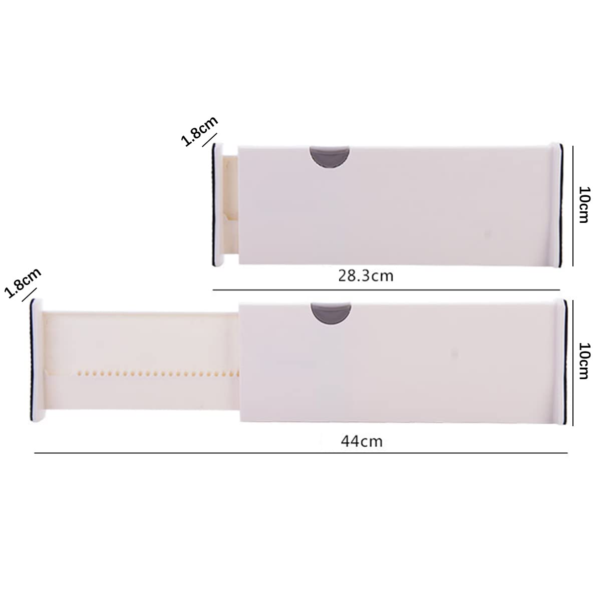 Adjustable Drawer Dividers Organizer (Pack Of 2)