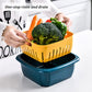 2-in-1 Kitchen Washing Basket with Lid Set