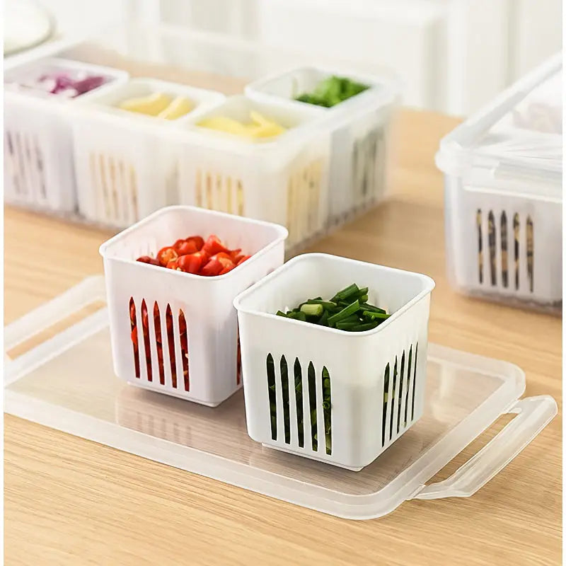 Multi-Function 6-Grid Fridge Box