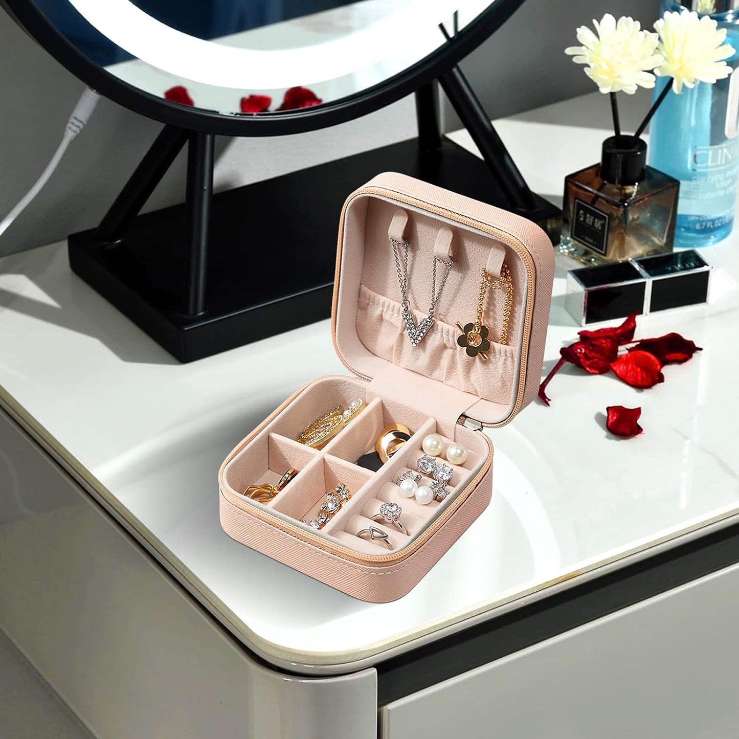 Portable Travel Jewelry Organizer