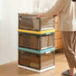 Folding Stackable Plastic Storage Bins